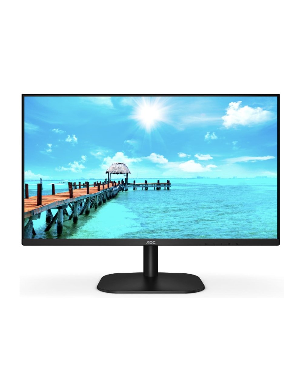 27" AOC 27B2H/EU 1920x1080, LED, 16:9, IPS, 250cd, 1000:1, 20M:1, 4ms, 178/178, VGA, HDMI, 75Hz, Tilt, Внеш, VESA, Black, 3y