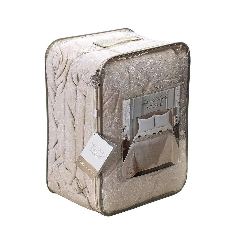 Покрывало 230х250 Sofi De MarkO Ингрид молоко