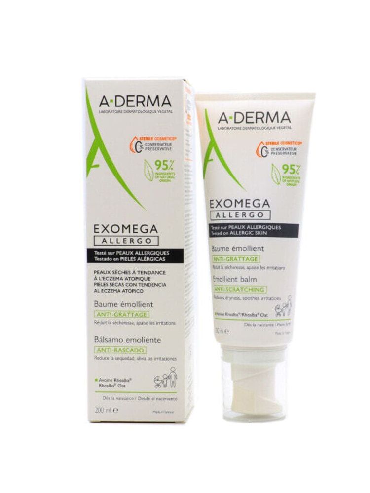 Увлажнение и питание Крем для лица A-Derma Exomega Allergo