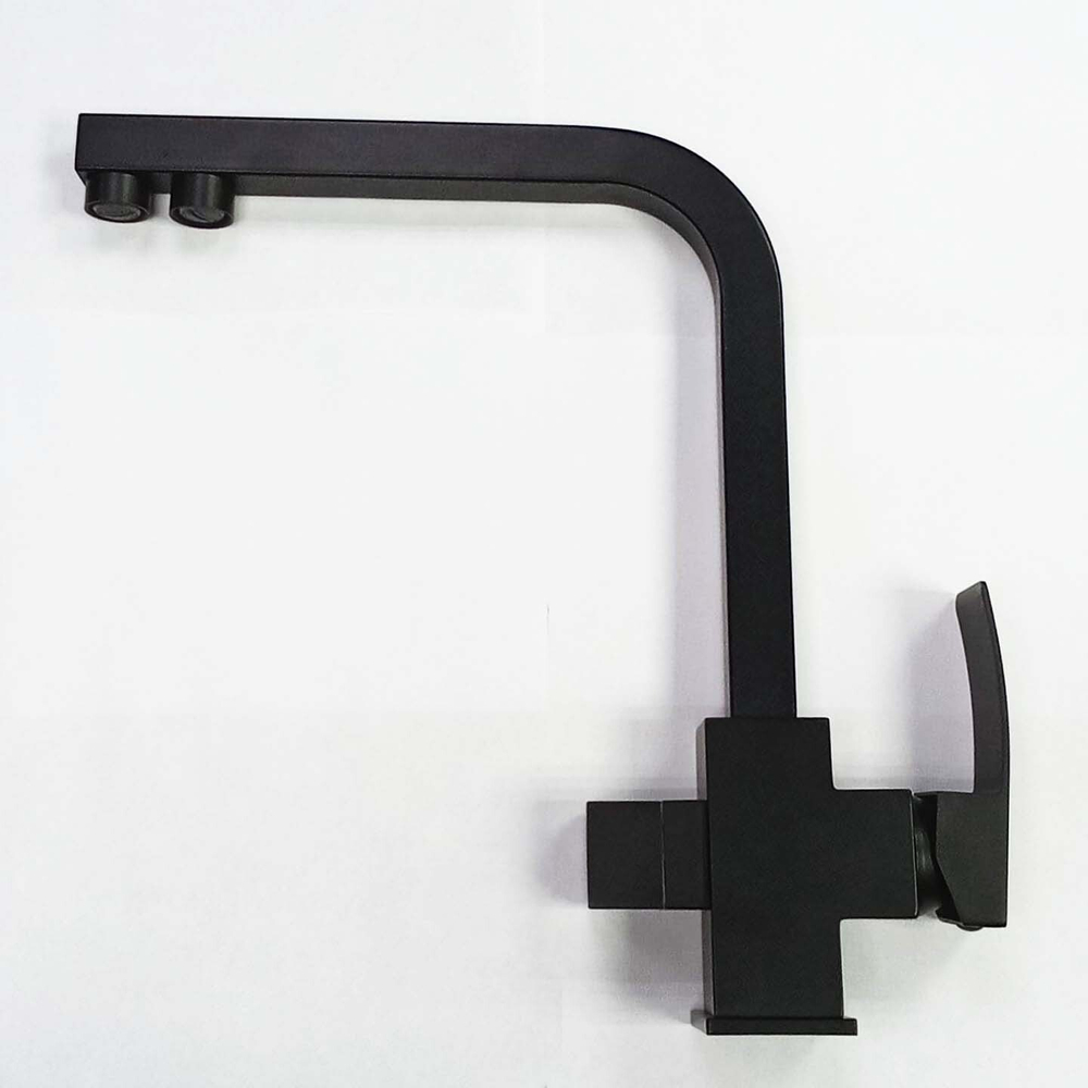 Смеситель для кухни BATHFOR питьевой ЧЕРНЫЙ T8775B