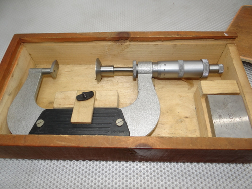 Микрометр типа МЗ-75 (50-75мм.) Цена деления 0,01мм. с хранения СССР Б/У