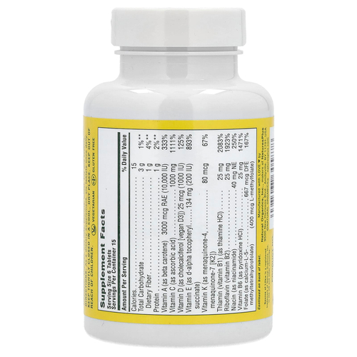 NaturesPlus, Source of Life, оригинальные мини-таблетки, мультивитаминная и минеральная добавка, без железа, 90 таблеток