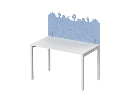 Экран фронтальный / боковой, с декором &quot;Пустыня Чихуахуа&quot;, без фурнитуры 70х1,2х60