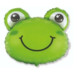 Шар (27""/69 см) Фигура, Голова, Веселая Лягушка, 1 шт. Б209