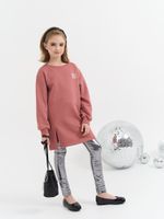 Свитшот удлиненный "Пепельная роза" 7+