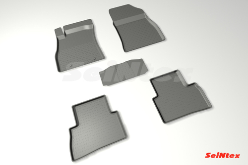 Резиновые коврики с высоким бортом для Nissan Juke 2011-н.в., Seintex.82453