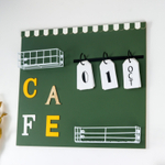 Панно настенное с полочками и календарём "Cafe" 45х40,5х5,5 см 7048630
