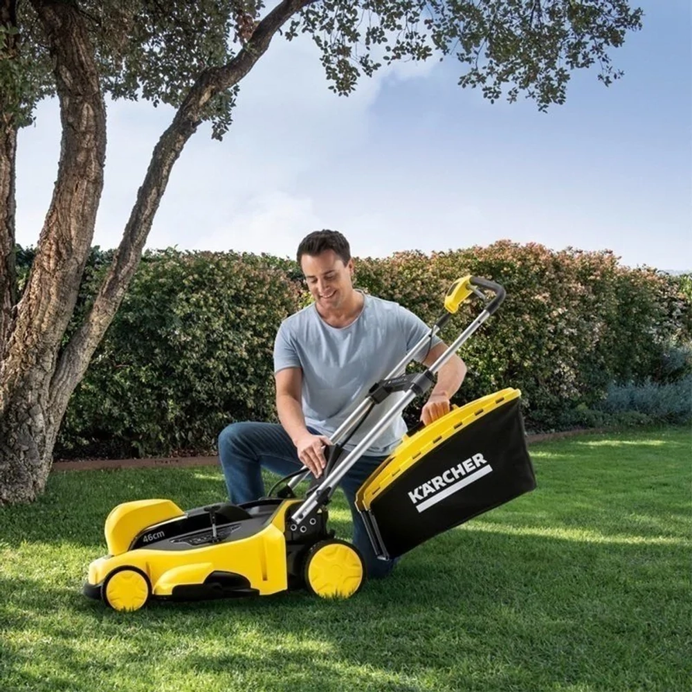Аккумуляторная газонокосилка Karcher LMO 36-46 Battery 36В (без АКБ и ЗУ) нож 46 см, 1.444-472.0