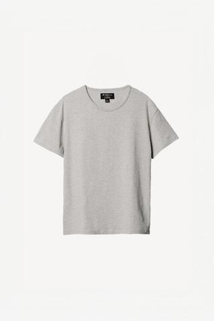 ZARA X WILLY CHAVARRIA ОДНОТОННАЯ ФУТБОЛКА, СЕРЫЙ МЕЛАНЖ