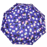Зонт женский полуавтомат «Ultramarine - Геометрия», микс 6 цветов, 8 спиц, d-100см, длина в слож. виде 68см