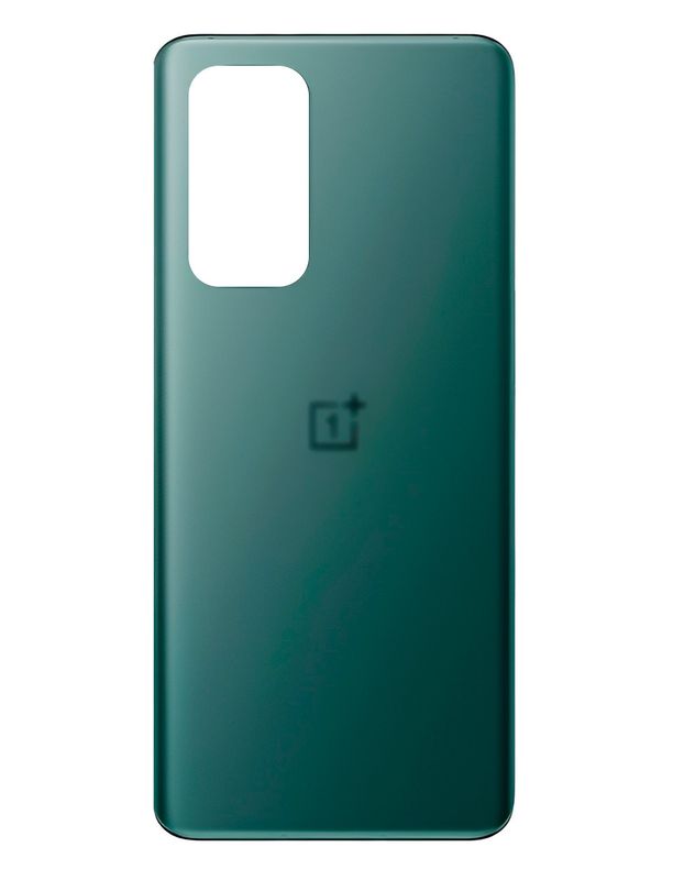 Задняя крышка для OnePlus 9 Pro зелёная (Pine green) матовая без стекла камеры