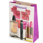 Пакет подарочный бумажный Alingar, (XL) 31х40х12 см, "Для нее", ламинация, глиттер, (4 дизайна в коробе)