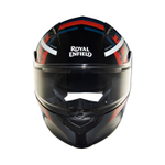Шлем интеграл Royal Enfield, цвет - черно-красный, размер - XL (620 мм), арт. RRGHEP000550 (HESS22012GLOSS BLACK & RED)