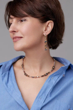 Mosaic Розовый Колье арт.1392