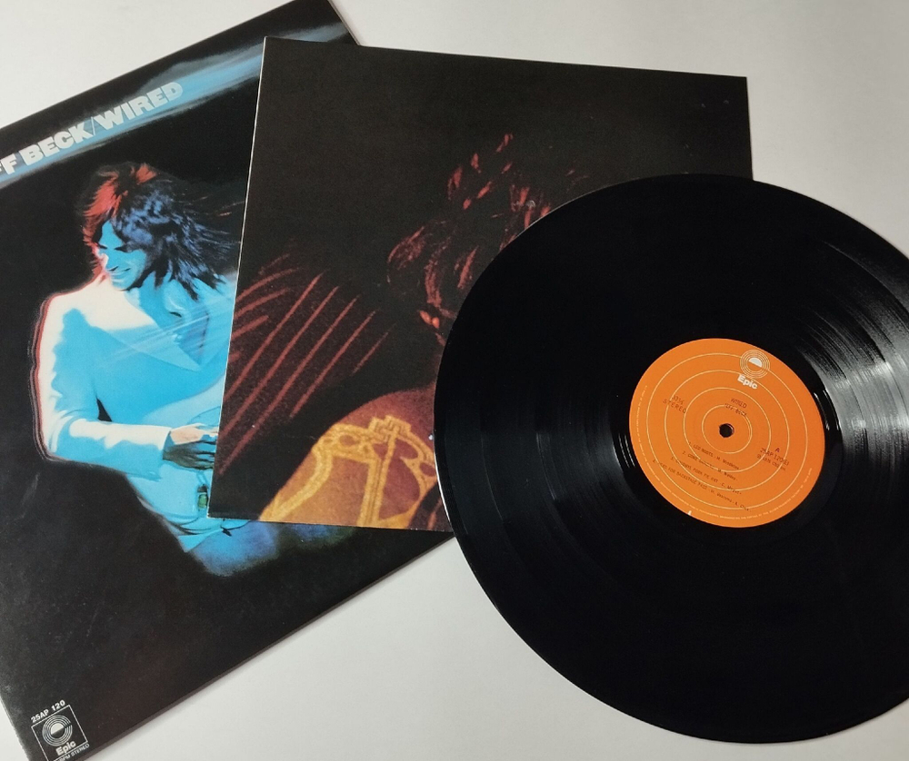 Винтажная виниловая пластинка LP Jeff Beck Wired (Japan 1976) (No Obi) Head For Backstage Pass