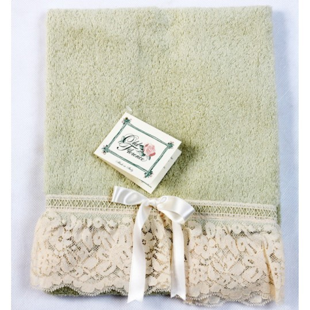 Полотенце 110х150 Old Florence Валансье зеленое