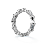 Латунное кольцо "Стебли Бамбука" silver