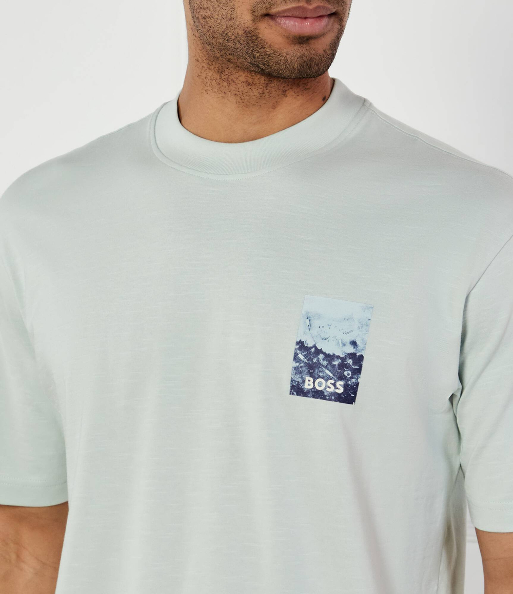 Футболка Te_numbers BOSS ORANGE - мятный(50540520)