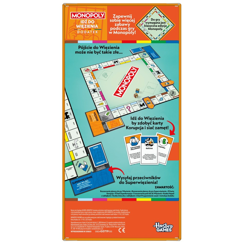 Дополнение Hasbro G0719 Монополия Отправляйся в тюрьму G0719 — фото 3