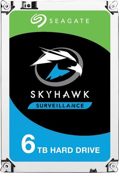 Жесткий диск для видеонаблюдения  6Tb Seagate SkyHawk Surveillance SATA3 3.5" 256Mb ST6000VX009