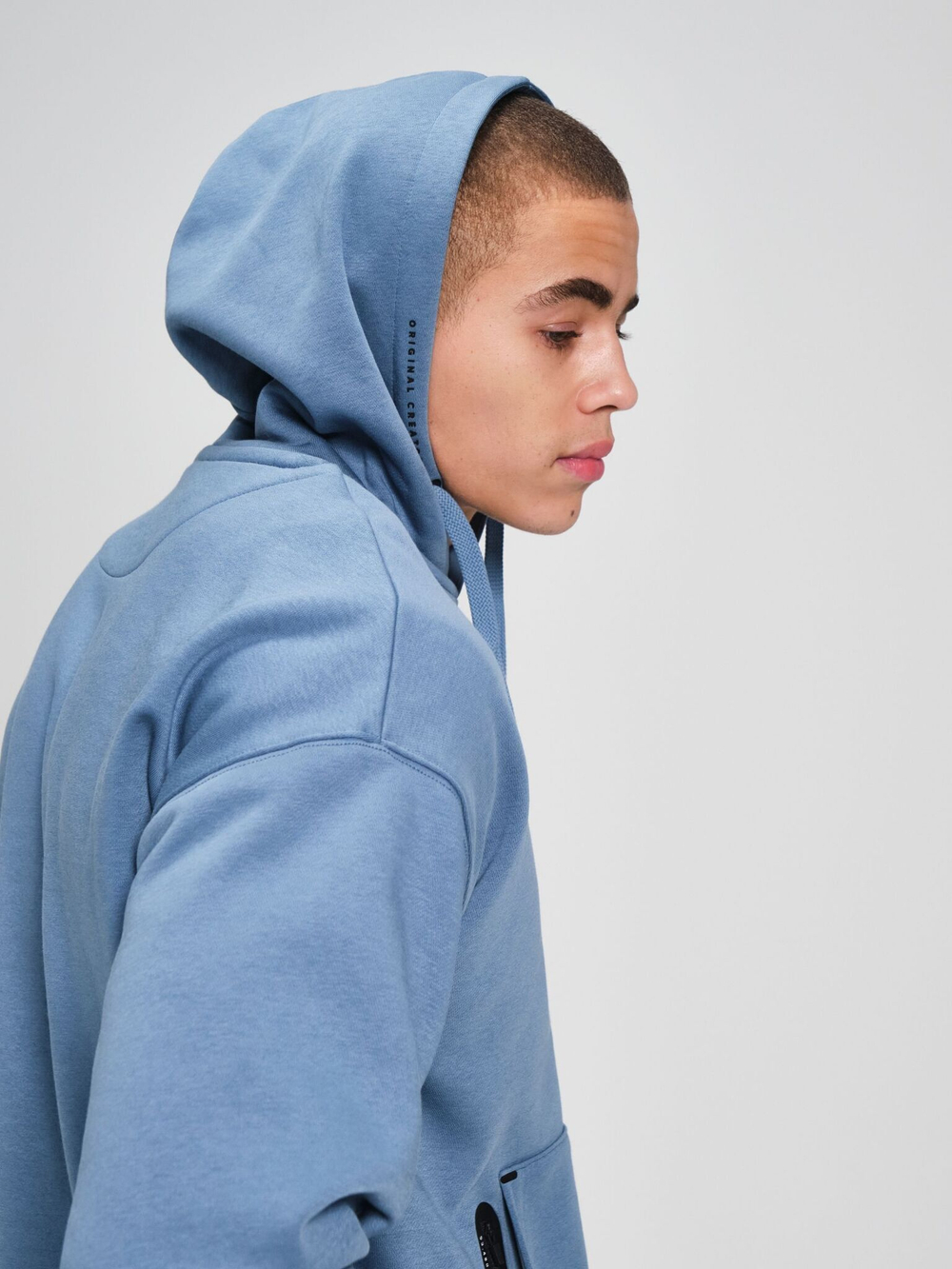 Худи мужское ORIGINAL CREATOR OVERHEAD HOODIE, Светло-синий