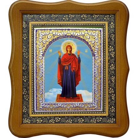 Нерушимая стена. Печатная икона Божьей Матери.