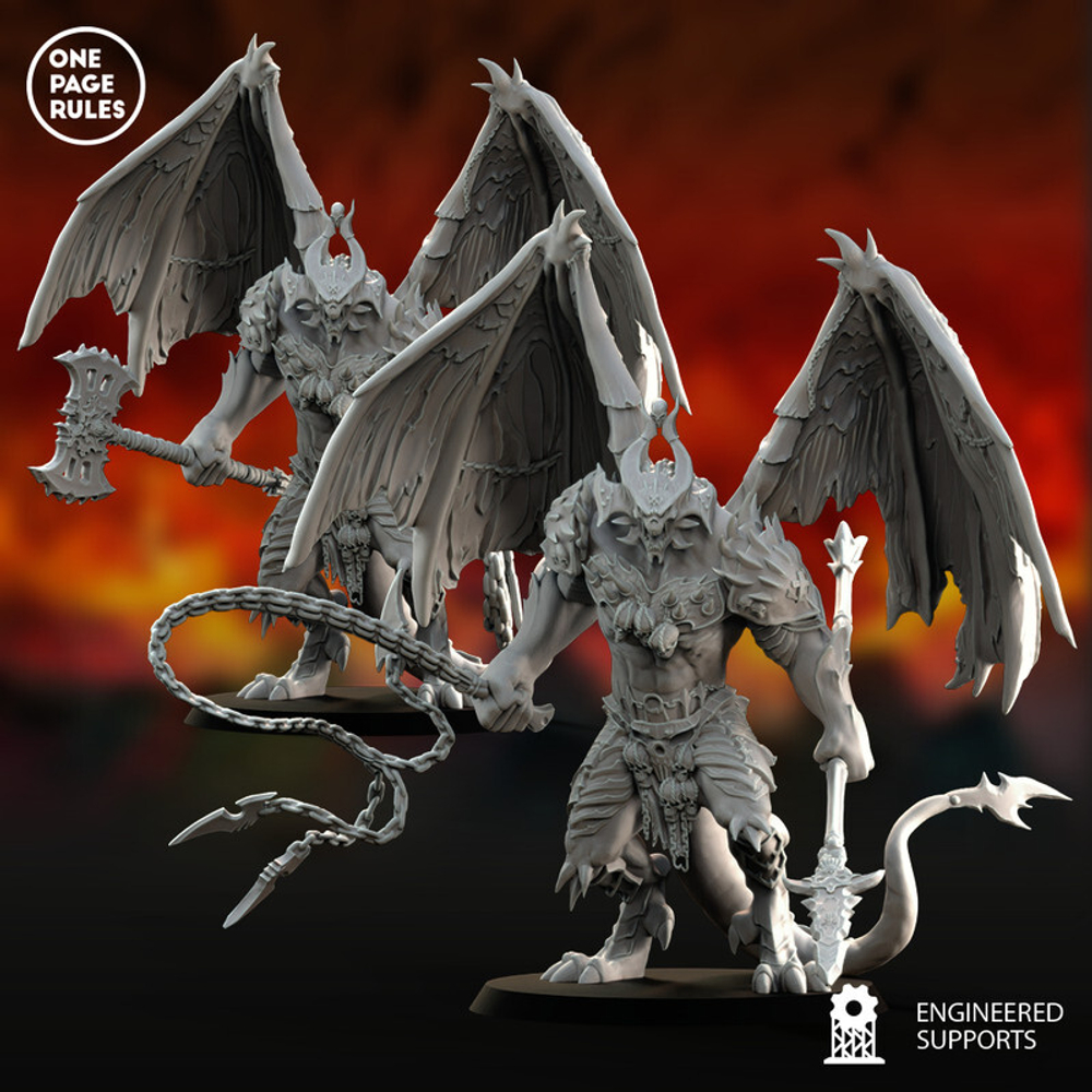 Grand Alliance Chaos Blades of Khrone Daemons Of Khorne Bloodthirster миниатюра для dnd, днд, pathfinder, фентези, Настольная игра, НРИ, Варгейм, РПГ