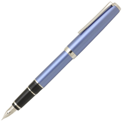 Перьевая ручка Pilot Elabo Metal (Falcon) (цвет: голубой металлик, перо Soft-Extra-Fine)