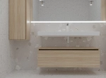 Нижняя тумба Armadi Art VALLESSI UNO-S 120 белый глянец