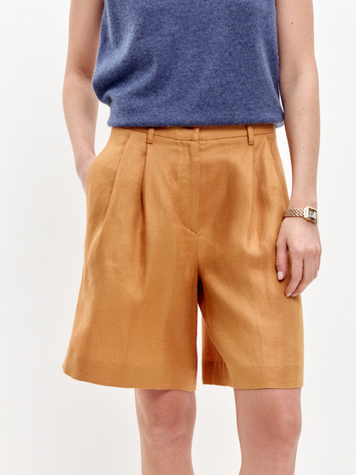 Льняные шорты