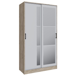 Шкаф-купе Стиль-2 120, Дуб крафт серый, Серый