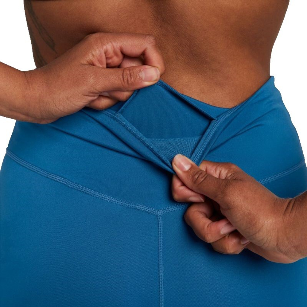 Leginsy Nike One Dri-Fit Mid-Rise 7/8 Tight Leggings - небесный