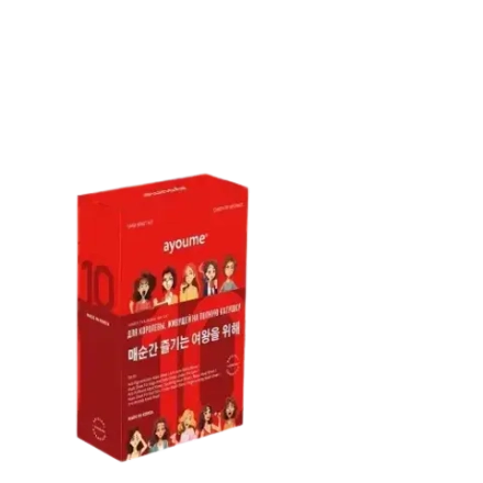 Набор тканевых масок "Для королевы, живущей на полную катушку" AYOUME QUEEN OF MISTAKES SET 10шт.