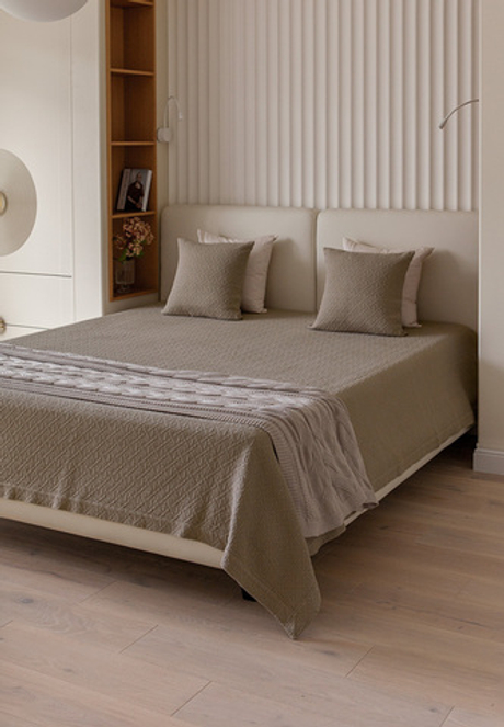 Покрывало 220x240 Luxberry Hamilton оливковое