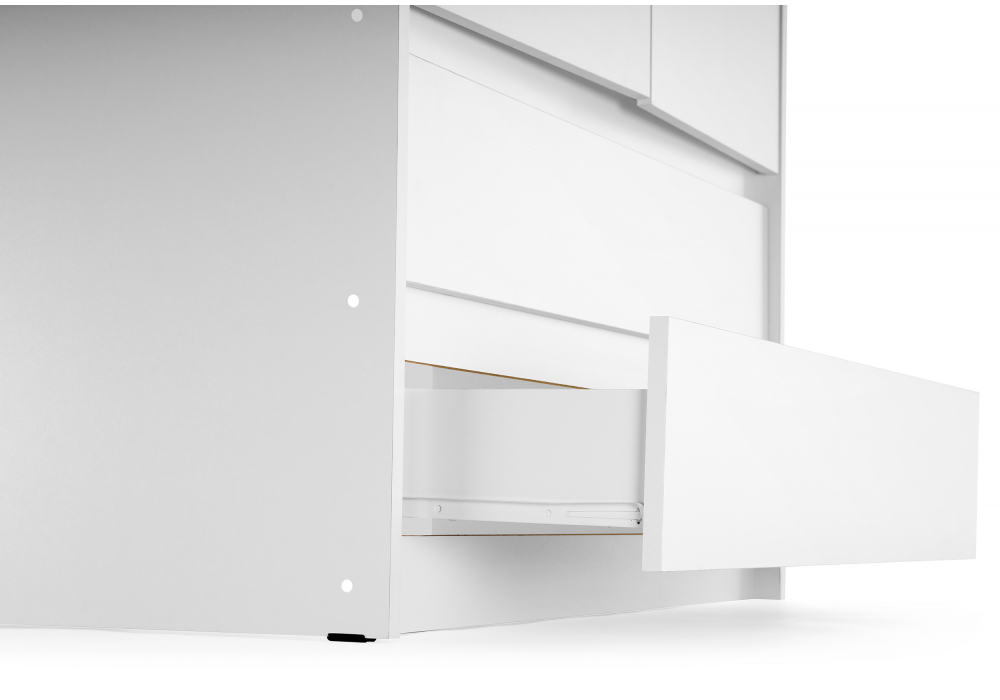 Шкаф Woodville Идена ШК06-900 ЛДСП белое, ЛДСП белое