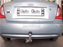 Фаркоп оцинкованный Galia H071A для Hyundai Accent 2006-2010(паспорт и сертификат в комплекте)(без электрики)