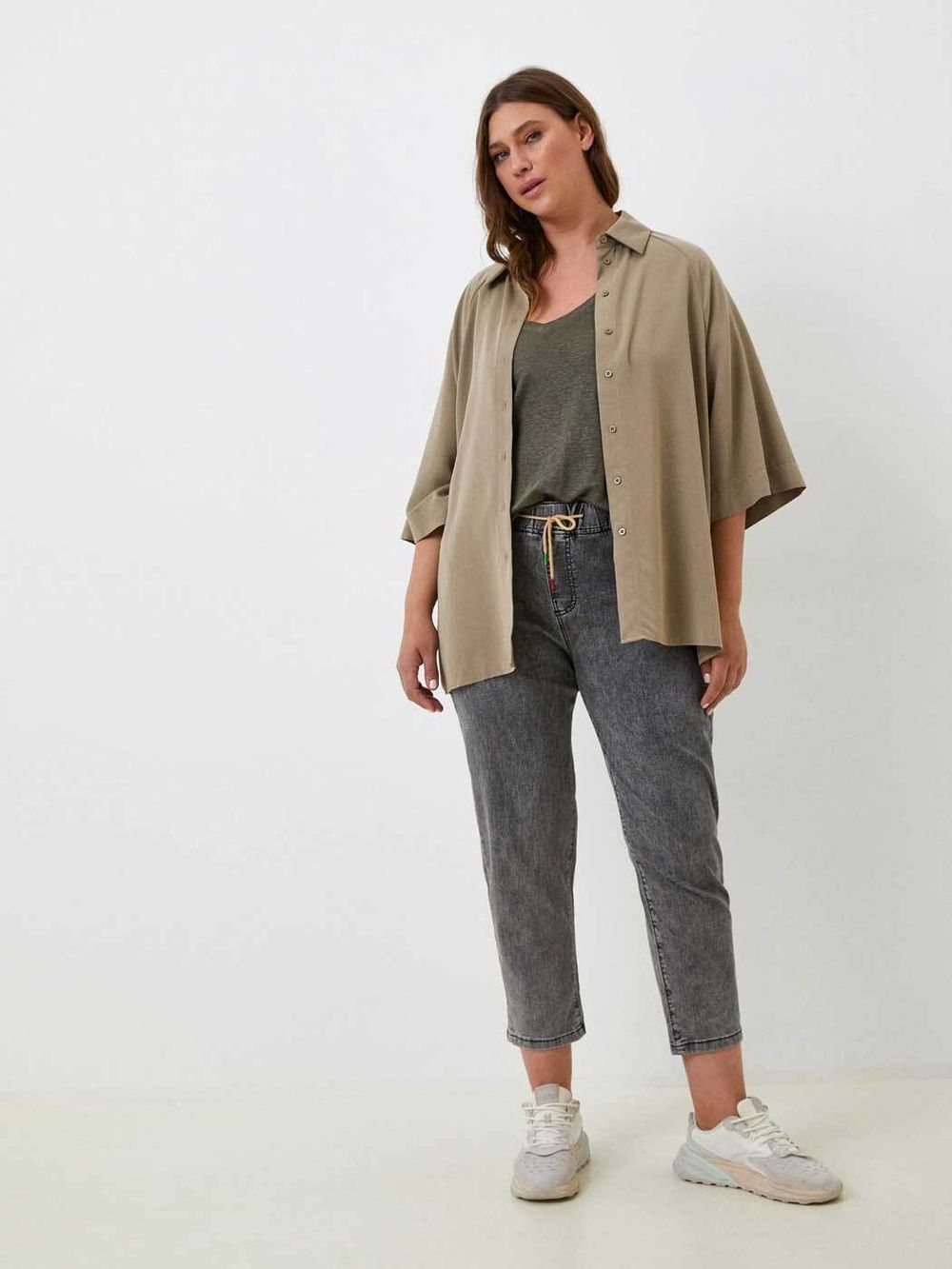 Джинсы на резинке