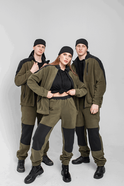 Флисовый костюм женский комби