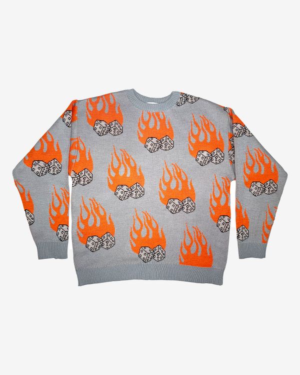 Свитер LUCKY DICE Серый - фото 1