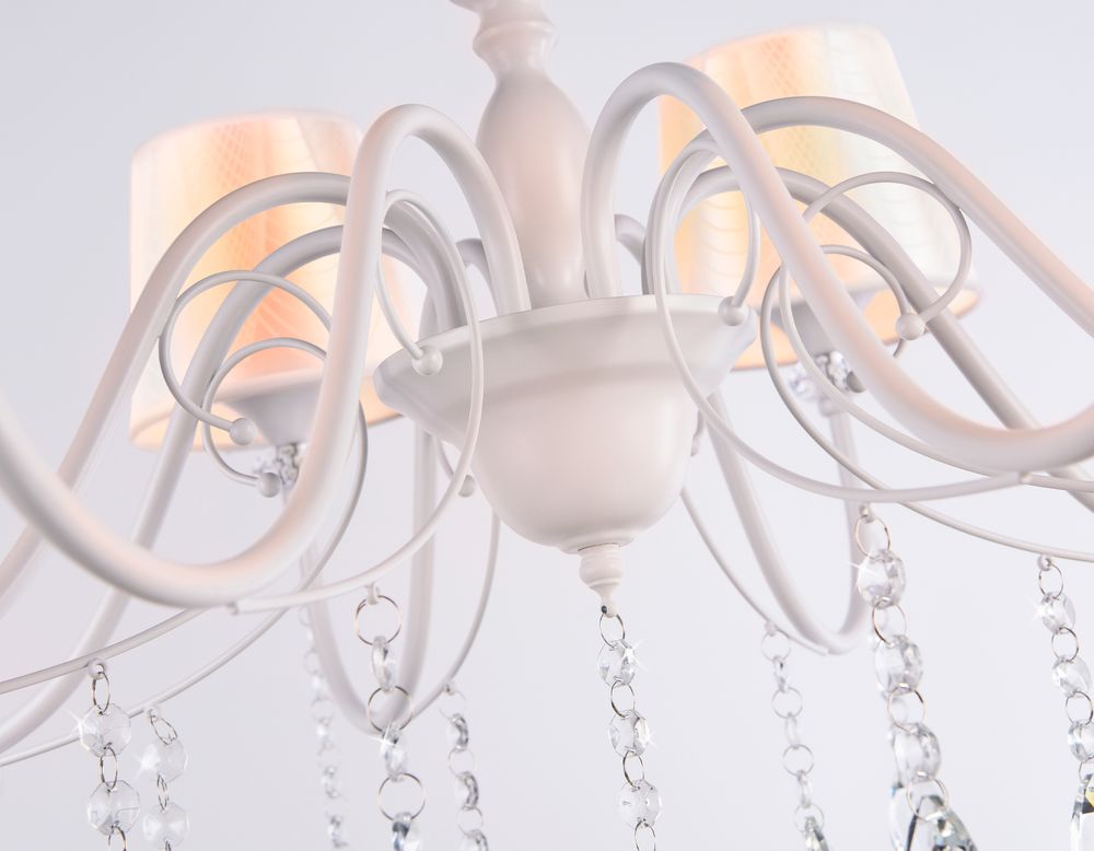 Ambrella Подвесная люстра с абажуром и хрусталем Modern TR4605