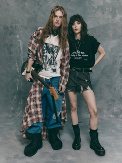 Рубашка Grunge, красная