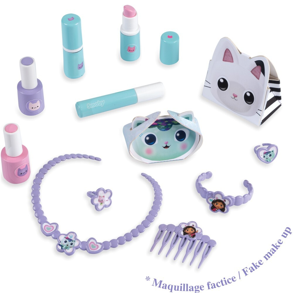 Smoby Gabi Cat House - Туалет и кресло 2-в-1 + 12 аксессуаров 320254 / артикул   320254  / GTIN 3032163202547