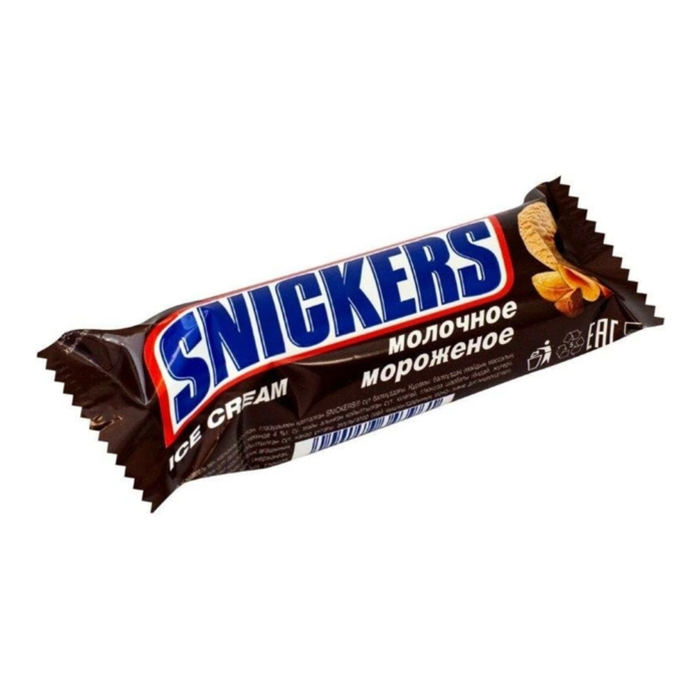 Мороженое Snickers батончик 48 гр