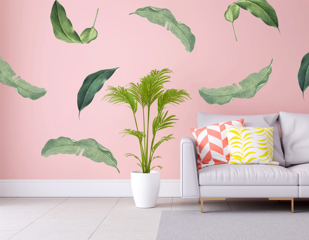 Стикеры БАНАНОВЫЕ ЛИСТЬЯ СЕТ 2