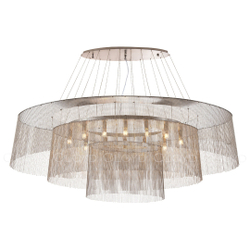 Люстра Cloyd ONASSIS C12 / шир. 120 см - никель сатин (арт.11463)