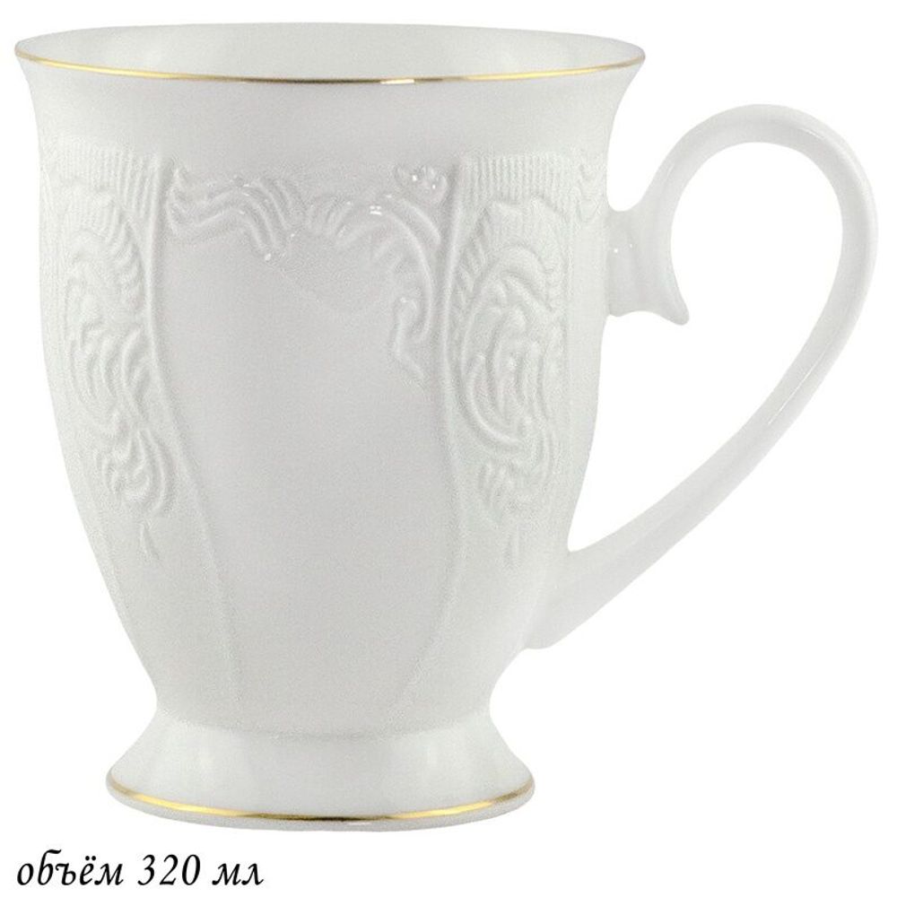 Lenardi 226-100 Кружка 320 мл MARIA GOLD в под.уп.(х48)Фарфор