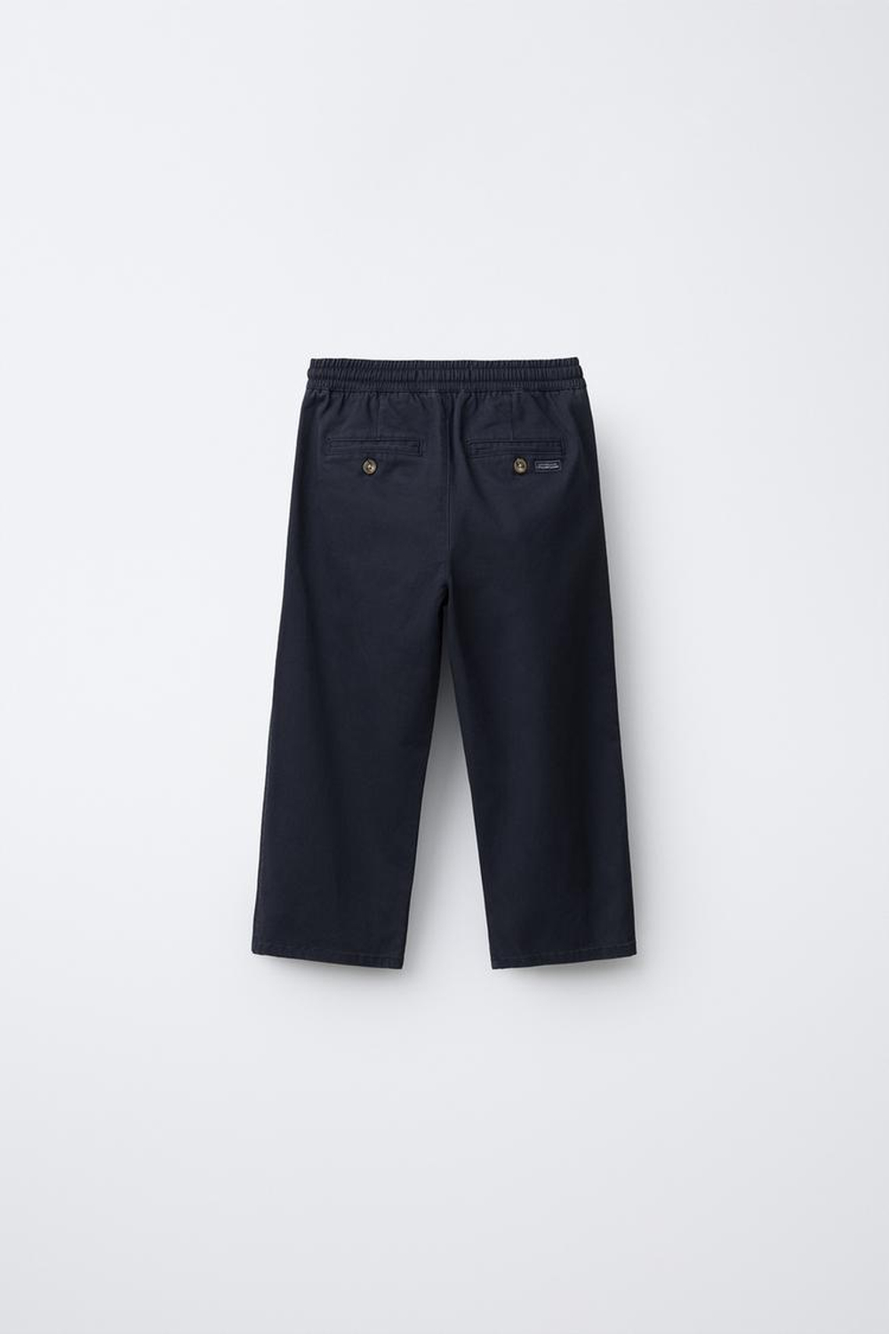 ZARA БАЗОВЫЕ БРЮКИ ЧИНОС, МОРСКОЙ ТЕМНО-СИНИЙ