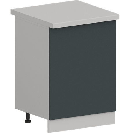 Кухня Модуль ШН 600М Белый / Бирюзовая мята