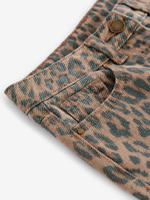 Джинсы широкие для девочки Next B83-530, Коричневый