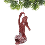 Подвеска "Волшебная туфелька" 8*5*10 см, Янтарь (Серпантин)